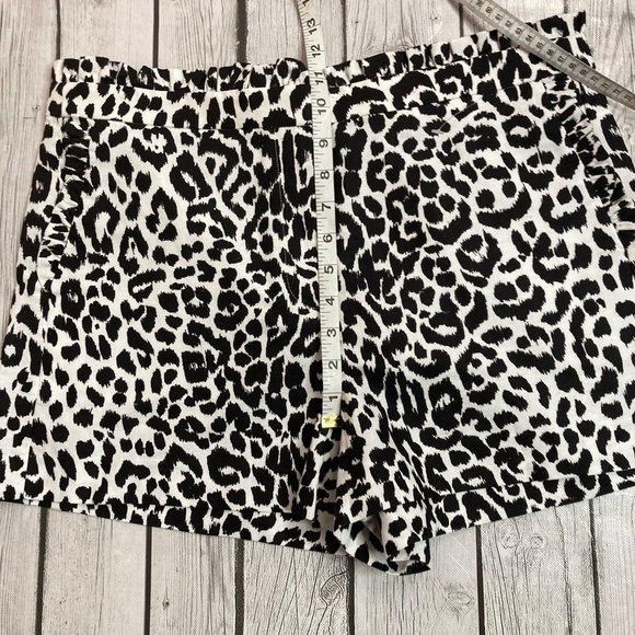 J. CREW Factory Leopard Print Shorts. - Picture 7 of 8